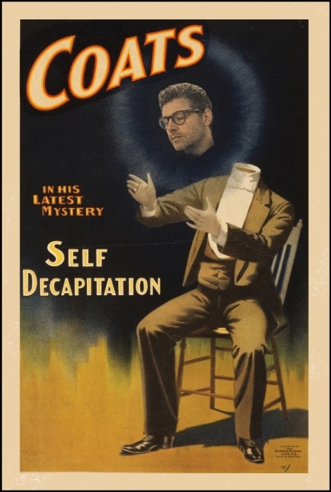 Coats — Self Decapitation vintage-style poster